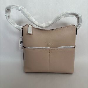 Kate Spade Bailey Warm Beige Crossbody Shoulder Bag NWT
